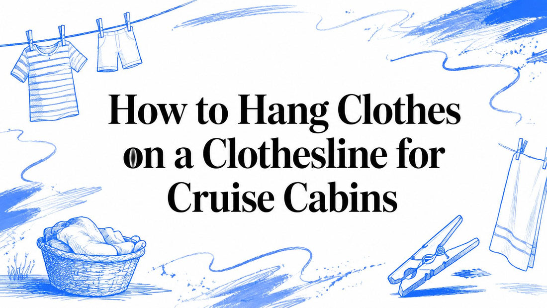How to Hang Clothes on a Clothesline for Cruise Cabins
