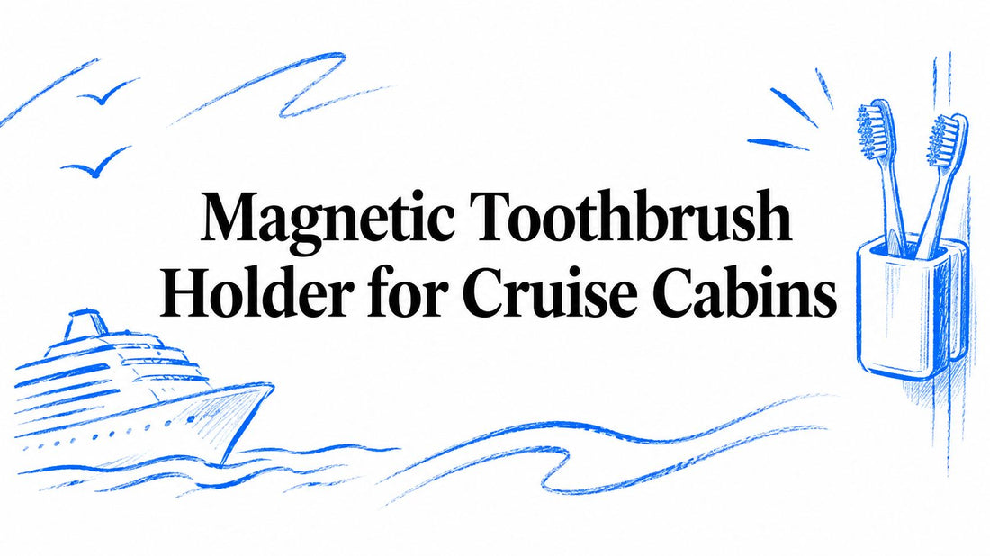 Magnetic Toothbrush Holder for Cruise Cabins