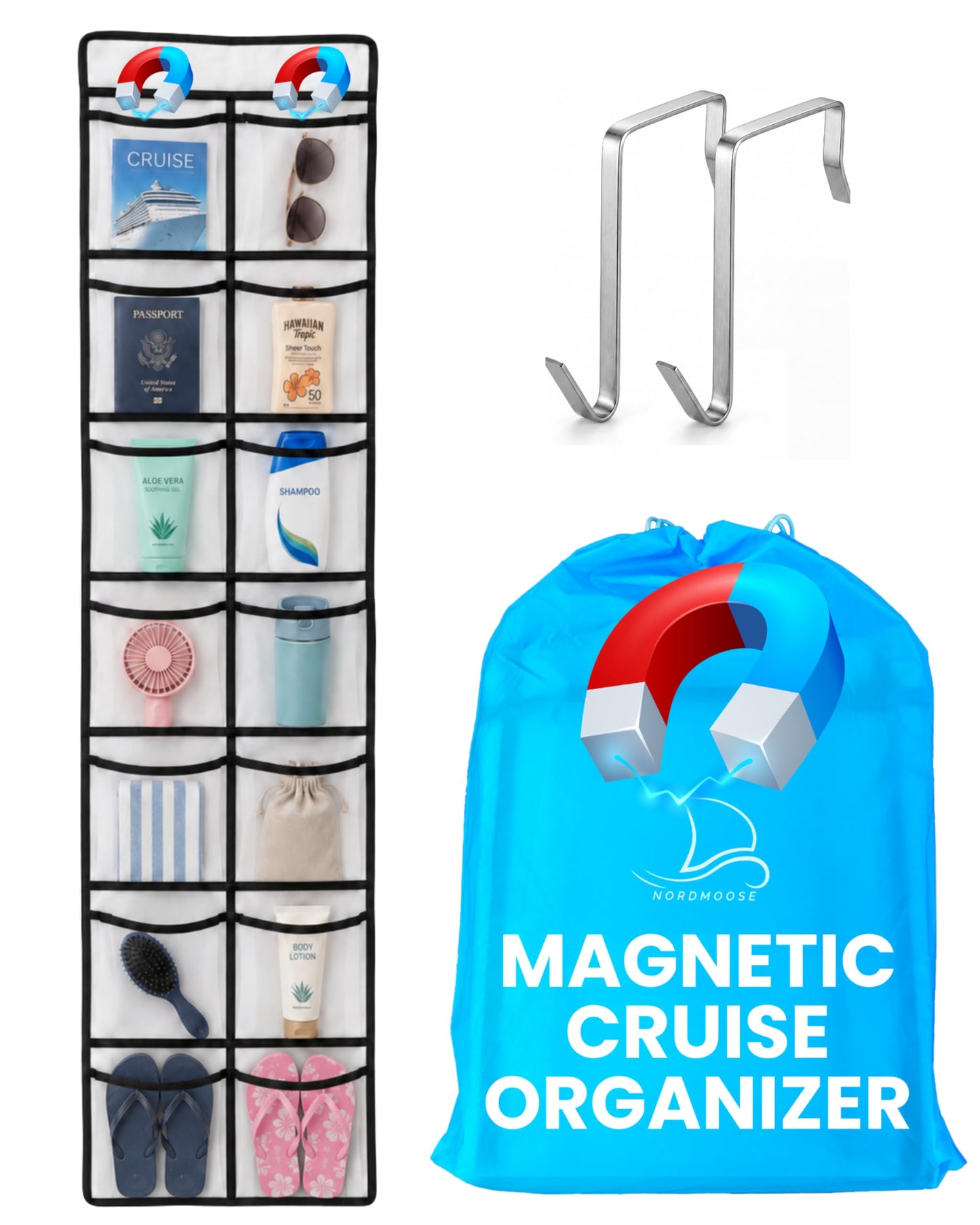 Magnetic Cruise Organizer 14 Pockets - Default Title