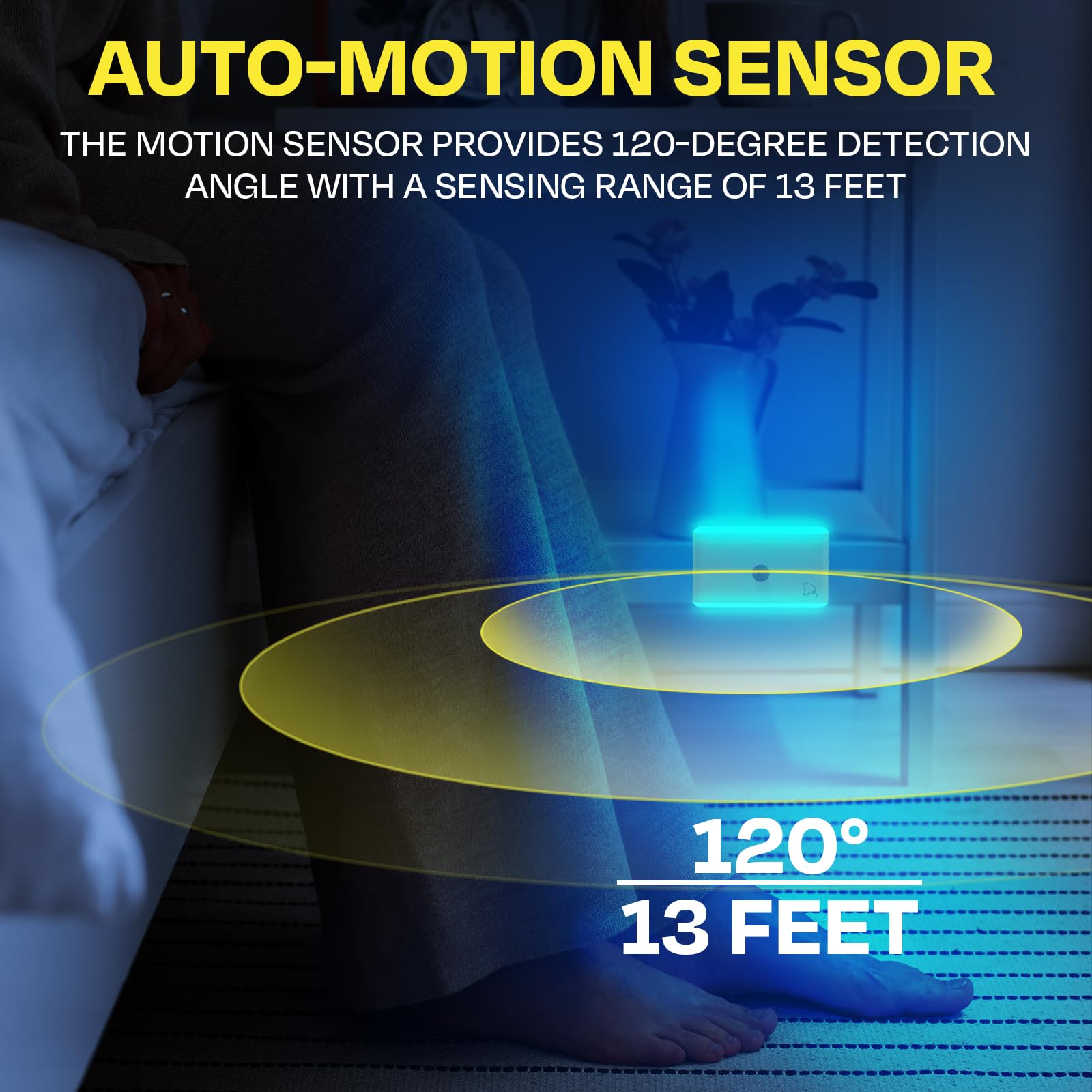 Magnetic Motion Sensor Night Light for Cruise - 3-Pack