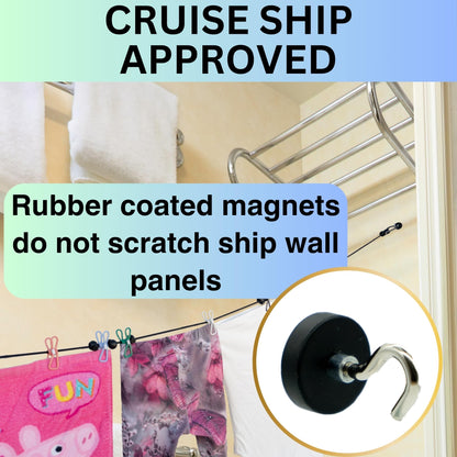 Magnetic Clothesline for Cruise Ship Cabin - Default Title