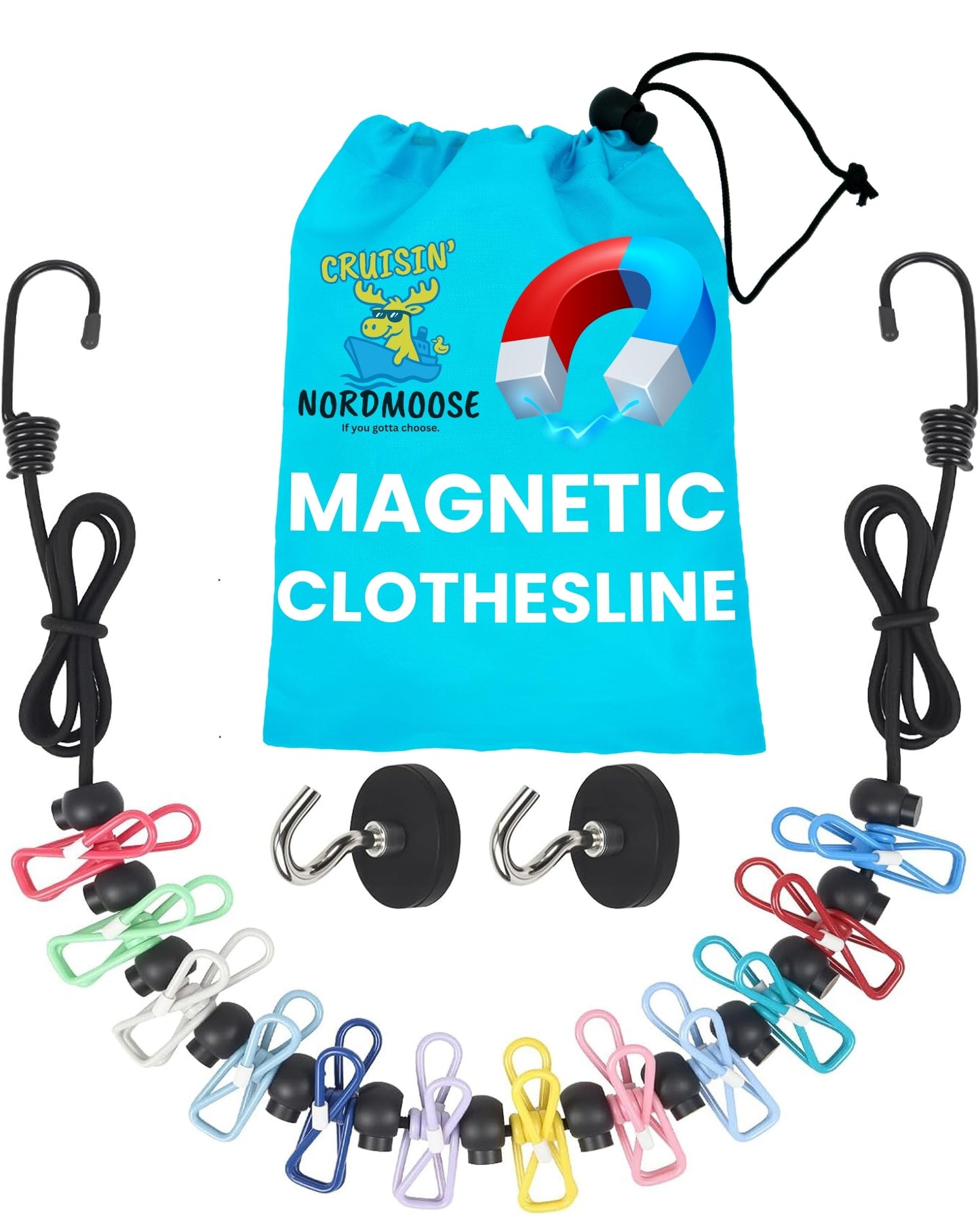 Magnetic Clothesline for Cruise Ship Cabin - Default Title