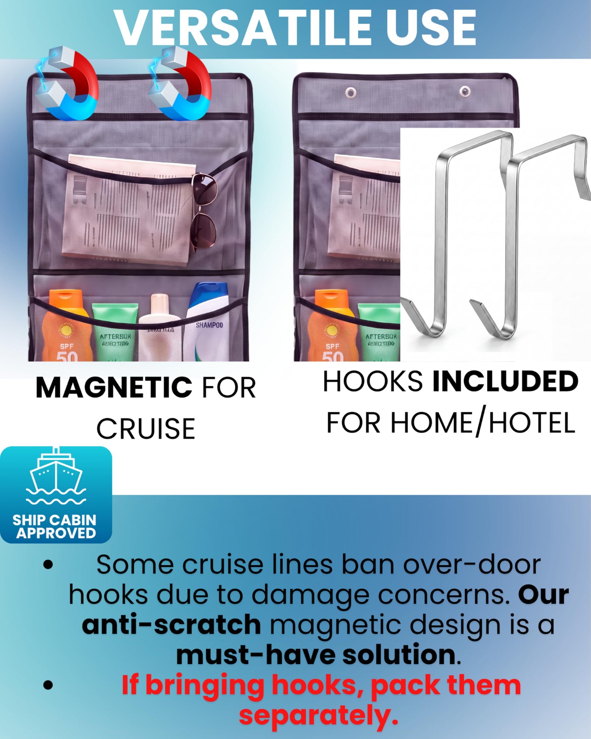 Magnetic Cruise Organizer 5 Pockets - Default Title