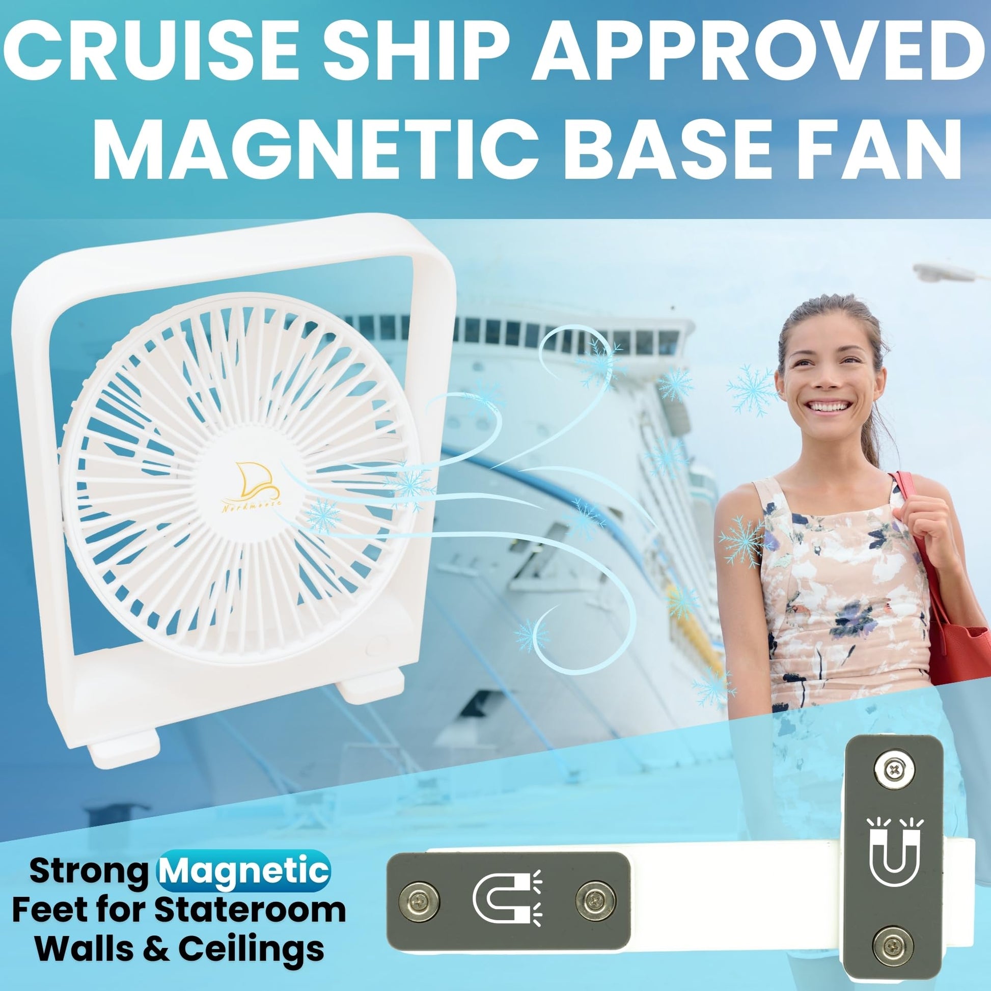 Magnetic Fan for Cruise Ship Cabin - Default Title