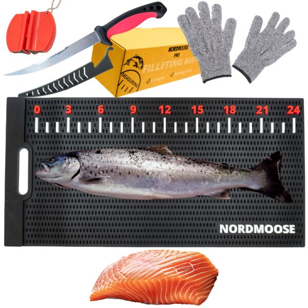 Fish fillet mat, fillet away fish mat, fillet knife kit, nordmoose Fish fillet board, amazon